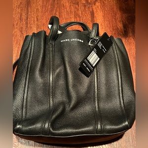 Marc Jacobs Leather Black Book Tote